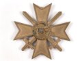 Kriegsverdienstkreuz 2. Klasse mit Schwertern, Bandring und Öse fehlen, Klebespuren