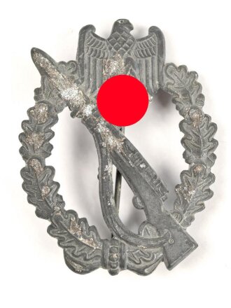 Infanteriesturmabzeichen in silber, Zink hohl geprägt