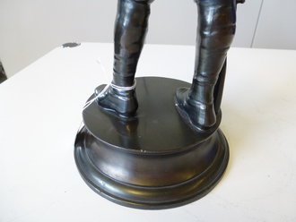 Deutsch Ostafrika, Figur Metallguß einen Askari Darstellend, Höhe ca 32cm, unbeschädigt