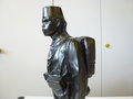 Deutsch Ostafrika, Figur Metallguß einen Askari Darstellend, Höhe ca 32cm, unbeschädigt