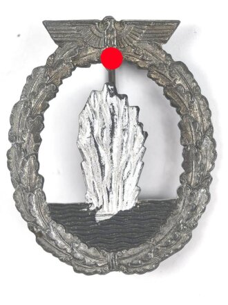 Minensucher Kriegsabzeichen. Zink lackiert, Hersteller R.S.