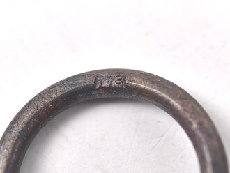 Schutzwall Ehrenzeichen, im Bandring markiert L/15 für Friedrich Orth , Wien. In der zugehörigen Tüte, mit Band