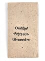 Schutzwall Ehrenzeichen, Zink ohne Band, in originaler Tüte, der Hersteller warum auch immer ausgeschnitten