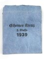 Tüte für Eisernes Kreuz 2. Klasse 1939, Hersteller Grossmann & Co Wien