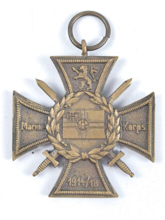 Marine Korps Flandern, Ehrenkreuz 1914/18
