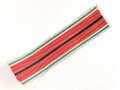 Bulgarien, Bandabschnitt zur Kriegserinnerungsmedaille für Hinterbliebene. Breite 26mm, Länge 10,5cm