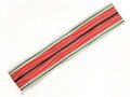 Bulgarien, Bandabschnitt zur Kriegserinnerungsmedaille für Hinterbliebene. Breite 26mm, Länge 13cm