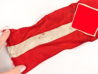 Armbinde für Angehörige der Hitlerjugend. Angeschmutztes Stück