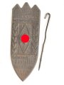 Blechabzeichen Aufmarsch der HJ Gebiet 13 Hessen Nassau 1934, Nadel lose beiliegend