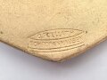 ADAC Autoplakette anlässlich der Zielfahrt nach Pfarrkirchen 1928 des Kraftfahrer Club Rottgau. Guter Zustand, Breite 8,5cm