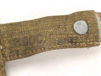 Brotbeutel für Angehörige des Heeres, getragenes Stück, mit Reichsbetriebsnummer, ungereinigt
