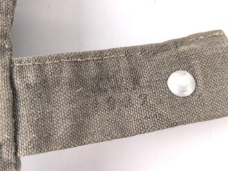 Brotbeutel für Angehörige des Heeres, getragenes Stück, datiert 1939, ungereinigt