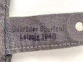 Brotbeutel für Angehörige der Luftwaffe, getragenes Stück datiert 1940, ungereinigt