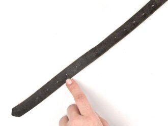 Mantelriemen / Packriemen Wehrmacht,  gebraucht, leicht verzogen, mit Reichsbetriebsnummer