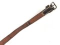Mantelriemen / Packriemen Wehrmacht,  gebraucht, leicht verzogen, mit Reichsbetriebsnummer