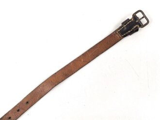 Mantelriemen / Packriemen Wehrmacht,  gebraucht, mit Reichsbetriebsnummer