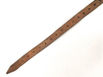 Mantelriemen / Packriemen Wehrmacht,  gebraucht, mit Reichsbetriebsnummer