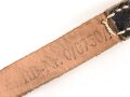 Mantelriemen / Packriemen Wehrmacht,  gebraucht, mit Reichsbetriebsnummer
