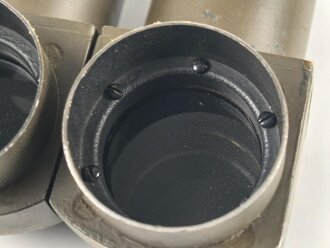 Scherenfernrohr SF14 Z von Carl Zeiss Jena. Klare Durchsicht, deutliche Strichplatte. Vermutlich Exportausführung aus den 1930iger Jahren, überlackiertes Stück