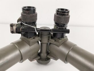 Scherenfernrohr SF14 Z von Carl Zeiss Jena. Klare Durchsicht, deutliche Strichplatte. Vermutlich Exportausführung aus den 1930iger Jahren, überlackiertes Stück