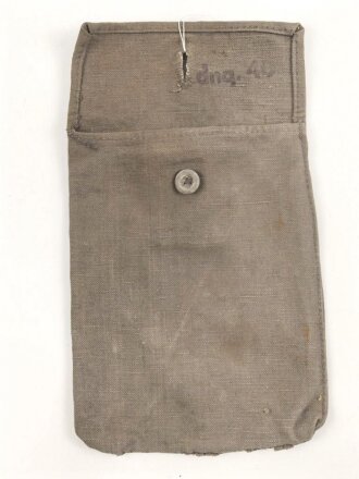 Koppeltasche Wehrmacht, Hersteller dnq 40. Gekürztes Stück, Maße wie fotografiert etwa 17 x 22cm