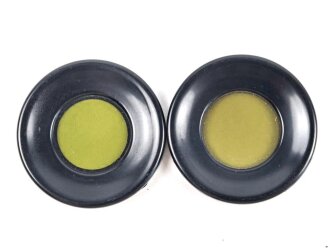 Paar Sonnenblenden, Innendurchmesser 34mm. Alter und Herkunft unbekannt