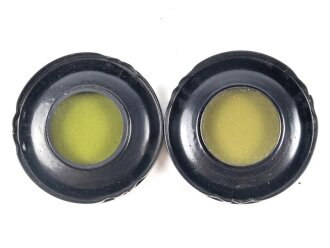 Paar Sonnenblenden, Innendurchmesser 34mm. Alter und Herkunft unbekannt