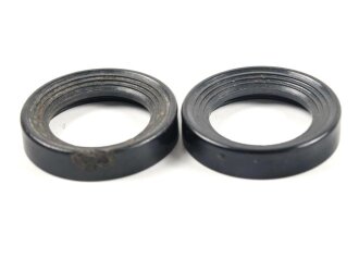 Paar Okularringe, Innendurchmesser am Gewinde 26mm. Alter...