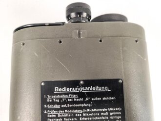 Lichtsprechgerät 80 Wehrmacht. Hersteller  Carl Zeiss Jena 1940. Optisch einwandfrei, Originallack, Funktion nicht geprüft. Im passenden Behälter