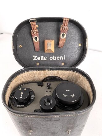 Lichtsprechgerät 80 Wehrmacht. Hersteller  Carl Zeiss Jena 1940. Optisch einwandfrei, Originallack, Funktion nicht geprüft. Im passenden Behälter