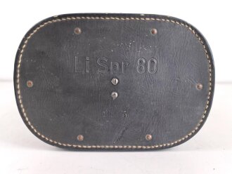 Lichtsprechgerät 80 Wehrmacht. Hersteller  Carl Zeiss Jena 1940. Optisch einwandfrei, Originallack, Funktion nicht geprüft. Im passenden Behälter
