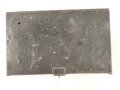 Transportkasten Wehrmacht, datiert 1938. Maße etwa 12,5 x 20 x 6cm. Originallack