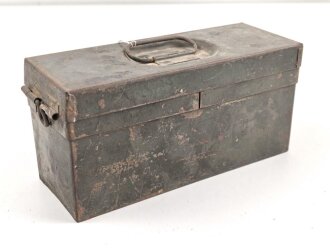 Transportkasten Wehrmacht, Maße etwa  8 x 21 x...