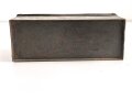 Transportkasten Wehrmacht, Maße etwa  8 x 21 x 10cm. Originallack