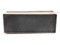 Transportkasten Wehrmacht, Maße etwa  8 x 21 x 10cm. Originallack