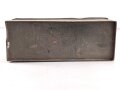 Transportkasten Wehrmacht, Maße etwa  8 x 21 x 10cm. Originallack