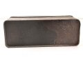 Transportkasten Wehrmacht, Maße etwa  8 x 21 x 10cm. Originallack