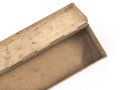 Transportkasten Reinigungsgerät für Flak 38 Wehrmacht, Maße etwa  7,5 x 31,5 x 5cm. Originallack