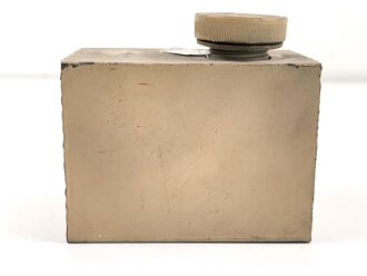 Oelbehälter Wehrmacht, Maße etwa 8 x 12 x 9cm....