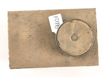 Oelbehälter Wehrmacht, Maße etwa 8 x 12 x 9cm. Originallack