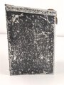 Luftwaffe, Leichtmetallkasten für ein Flugzeug. Maße etwa 12,5 x 15 x 23cm. Originallack