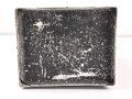 Luftwaffe, Leichtmetallkasten für ein Flugzeug. Maße etwa 12,5 x 15 x 23cm. Originallack