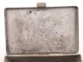 Transportkasten Wehrmacht, Maße etwa  8 x 12 x 12cm