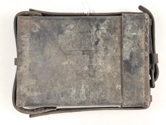 Transportbehälter " PETROLE" vermutlich Frankreich oder Italien. Maße etwa 4,5 x 14 x 20cm