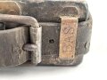 Transportbehälter " PETROLE" vermutlich Frankreich oder Italien. Maße etwa 4,5 x 14 x 20cm