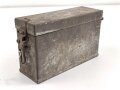 Transportbehälter vermutlich Deutsch 1. Weltkrieg, Maße etwa 6 x 5 x 18,5 x 11,5cm
