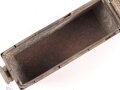 Transportbehälter vermutlich Deutsch 1. Weltkrieg, Maße etwa 6 x 5 x 18,5 x 11,5cm
