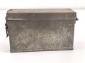 Transportbehälter vermutlich Deutsch 1. Weltkrieg, Maße etwa 6 x 5 x 18,5 x 11,5cm