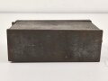 Transportbehälter vermutlich Deutsch 1. Weltkrieg, Maße etwa 6 x 5 x 18,5 x 11,5cm