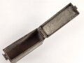 Transportbehälter vermutlich Deutsch 1. Weltkrieg, Maße etwa 6 x 5 x 18,5 x 11,5cm